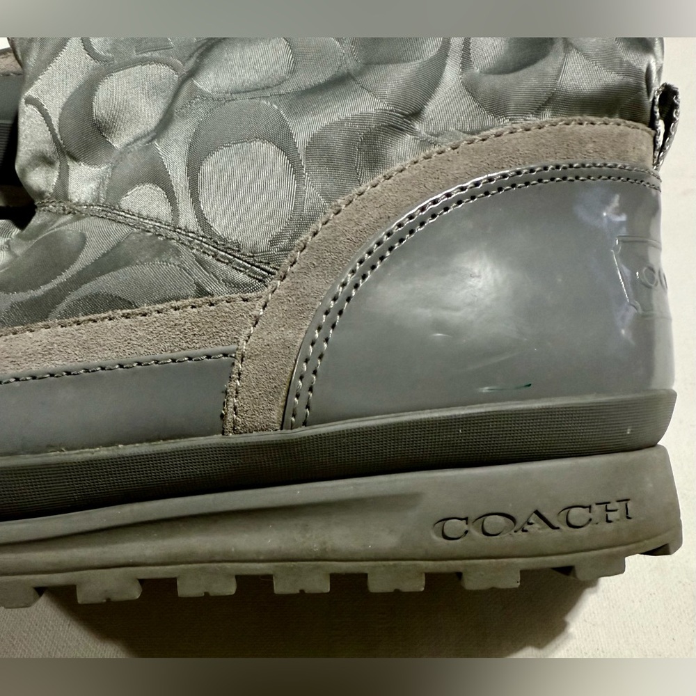 Coach Gray Winter & Rain Boots - Picture 5 of 9